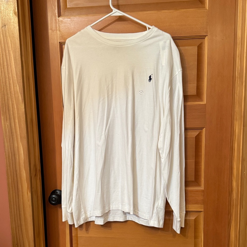 Polo by Ralph Lauren Men's White Long Sleeve Shirt